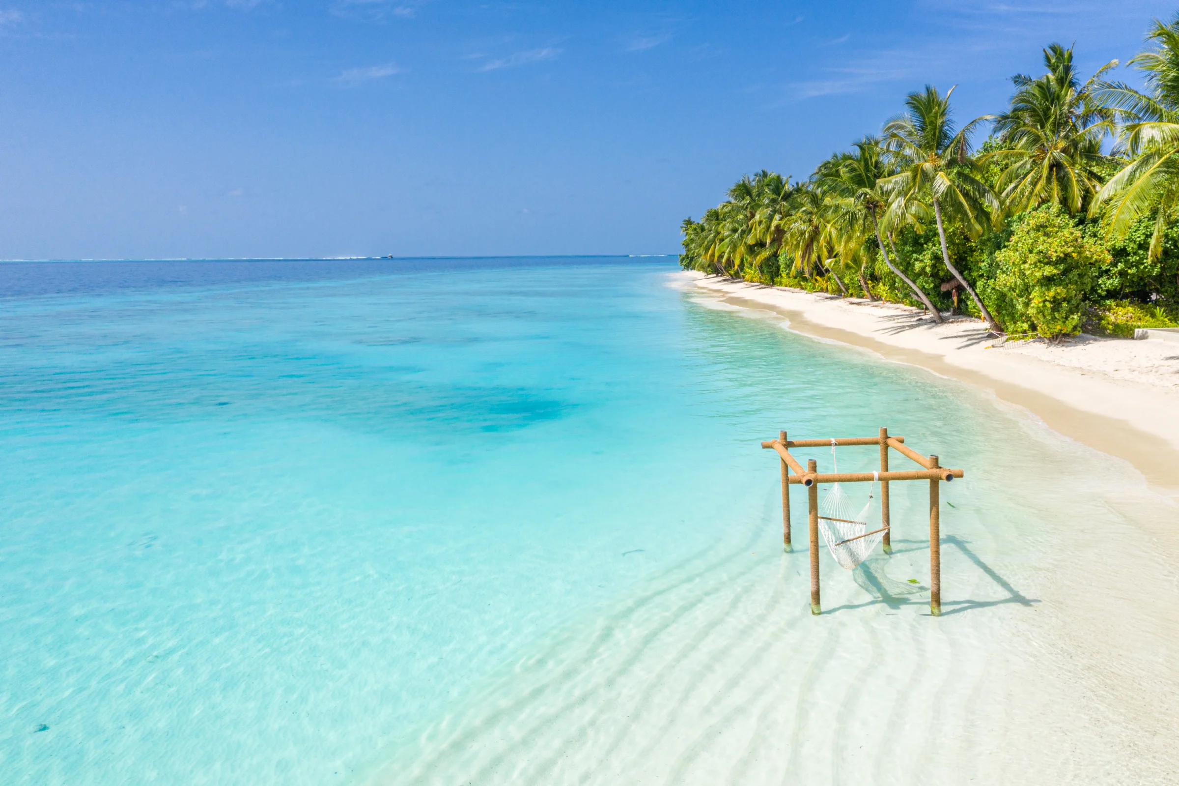 Aerial view of the beach, Ayada Maldives