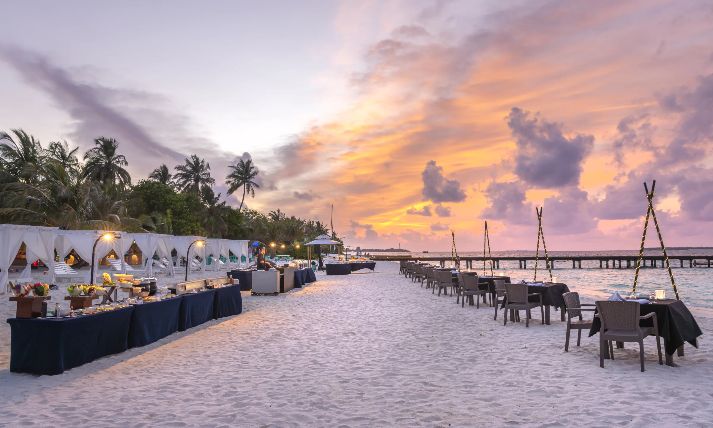 Event on the beach, Adaaran Select Meedhupparu