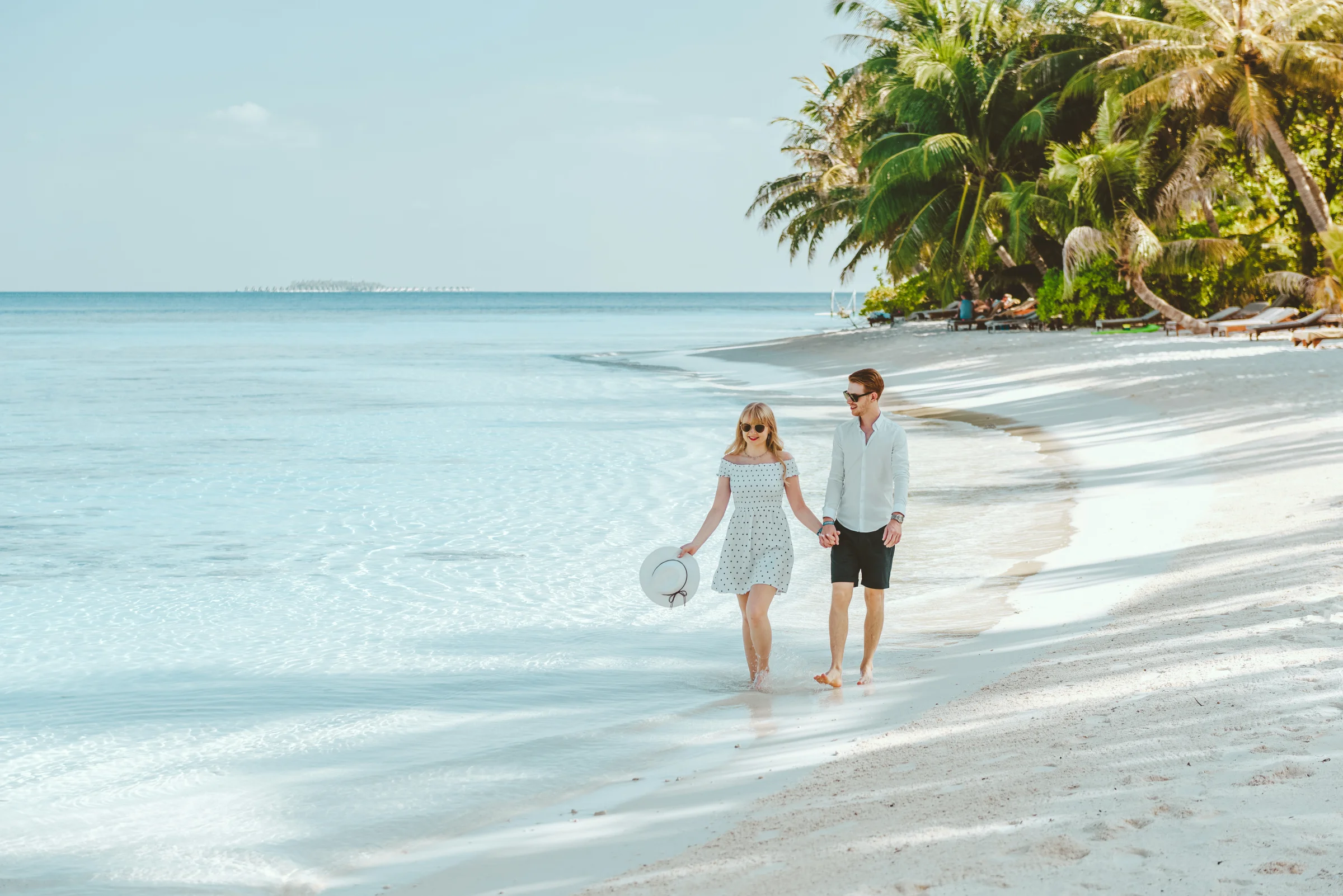 Couple on the beach, Bandos Maldives