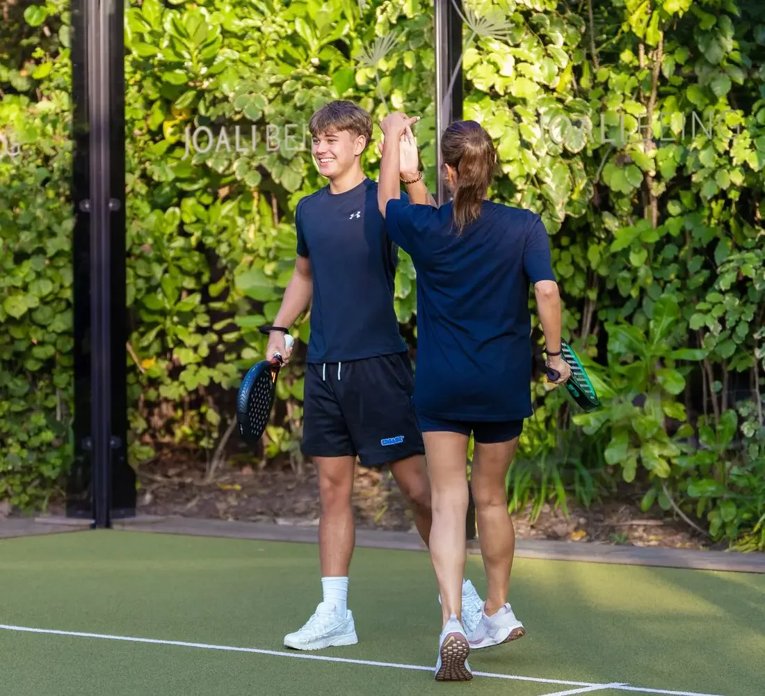 Padel, tennis, Joali Being