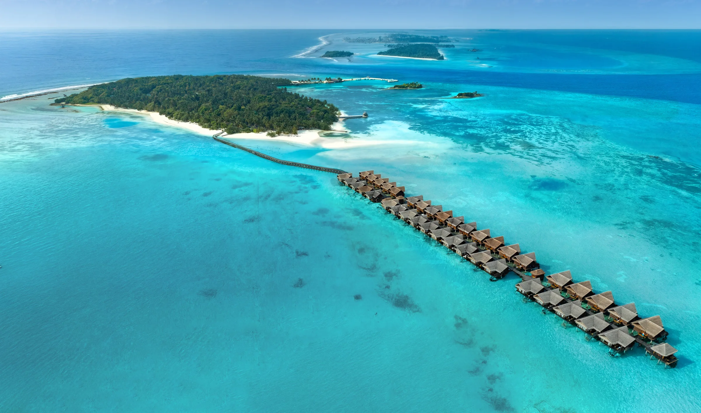 Aerial view of the island, Adaaran Select Hudhuranfushi