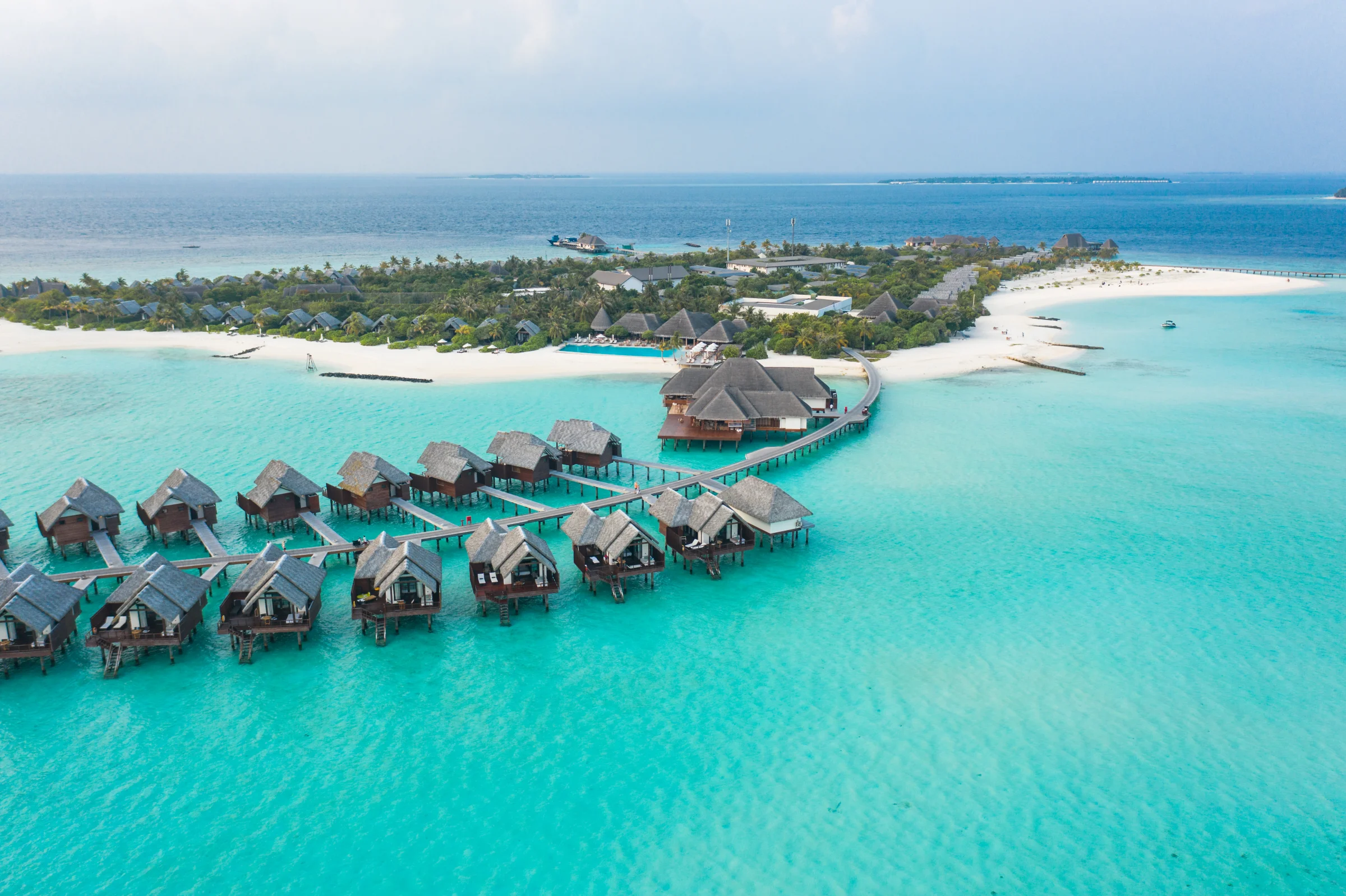 Aerial view of the island, Heritance Aarah