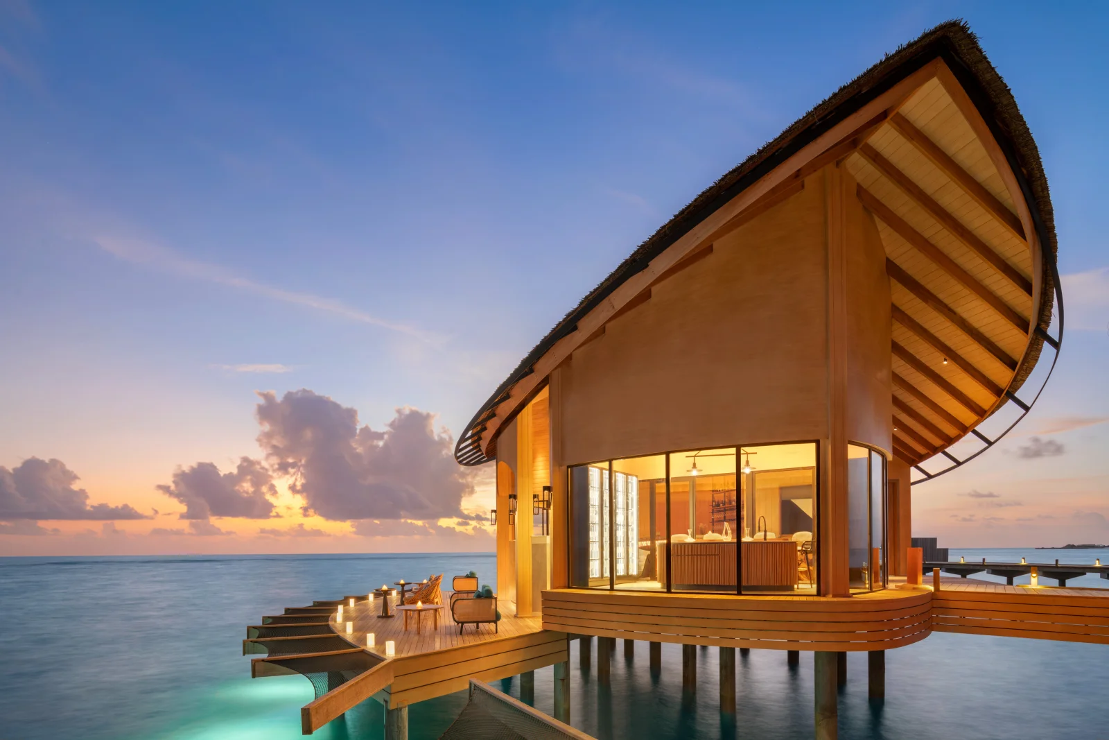 Eden exterior, Hilton Amingiri Maldives