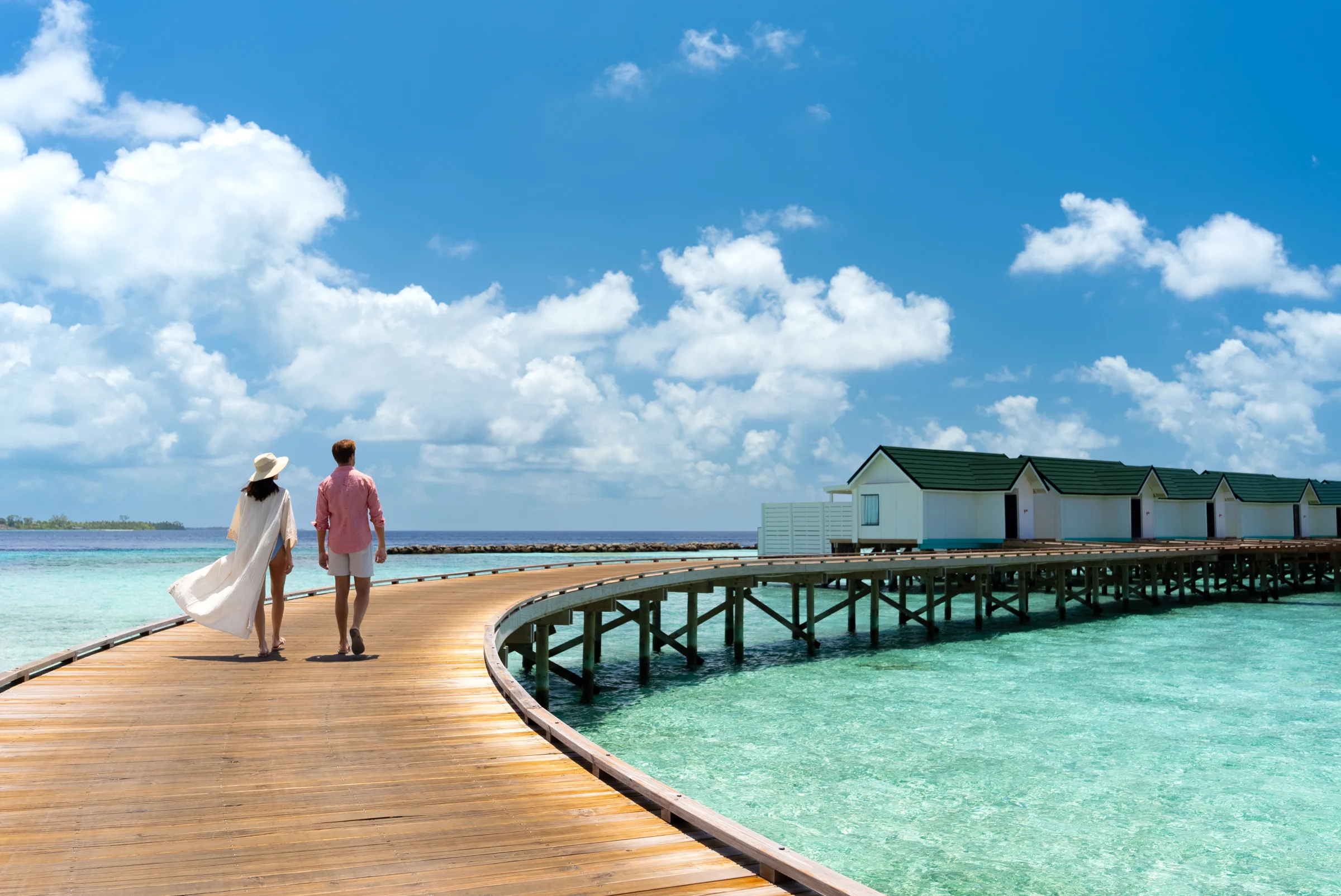 Water villa jetty, OBLU Nature Helengeli