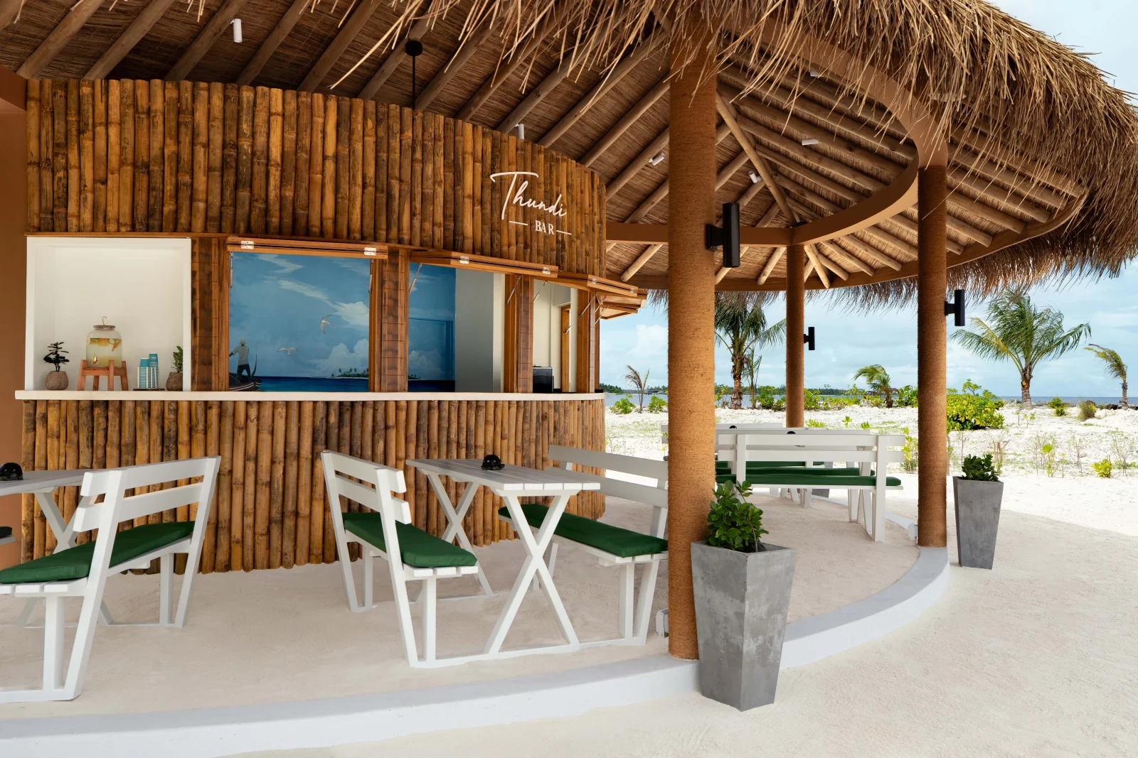 Thundi Beach Bar, OBLU Nature Helengeli