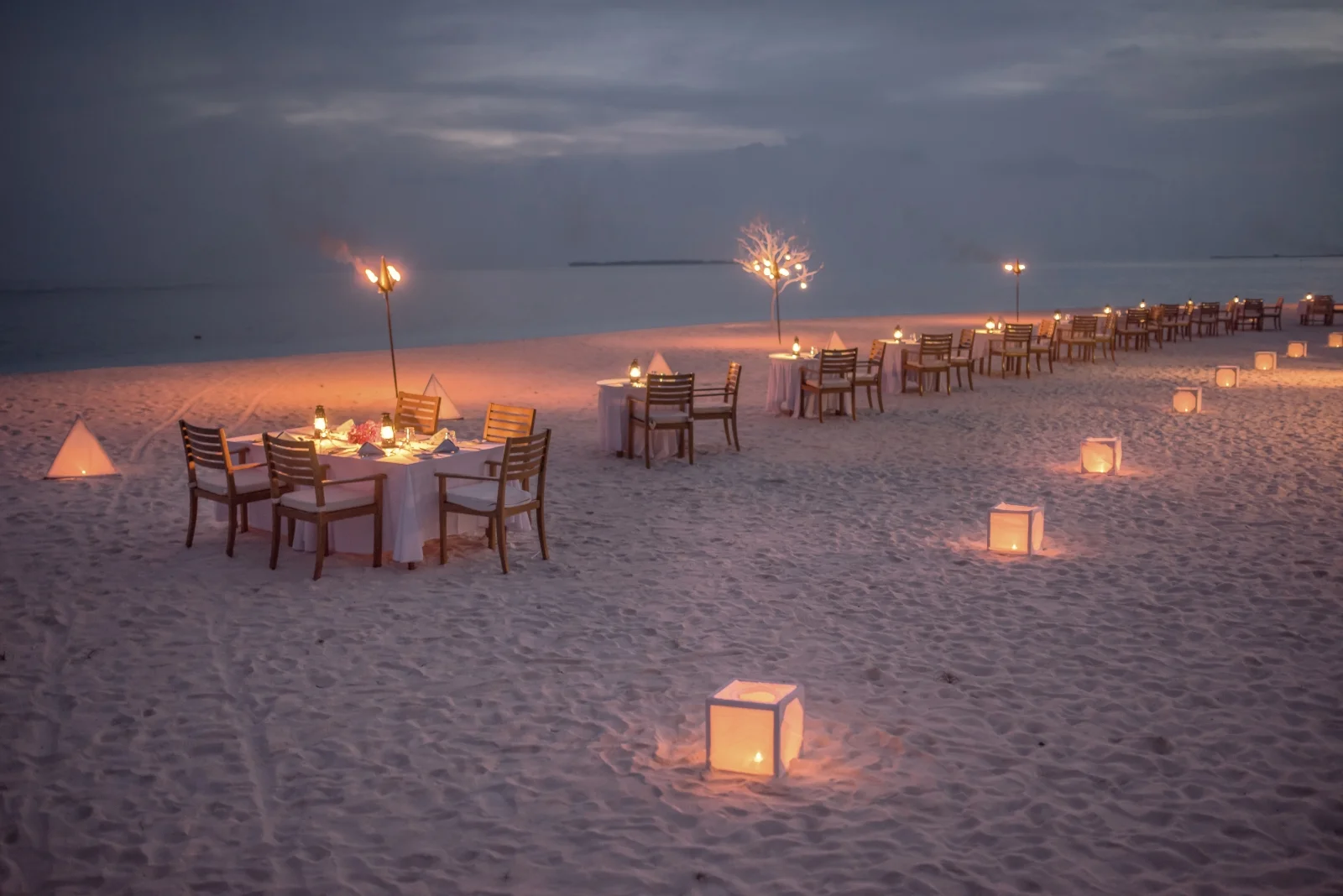 Private dinner on the beach, Coco Palm Dhuni Kolhu