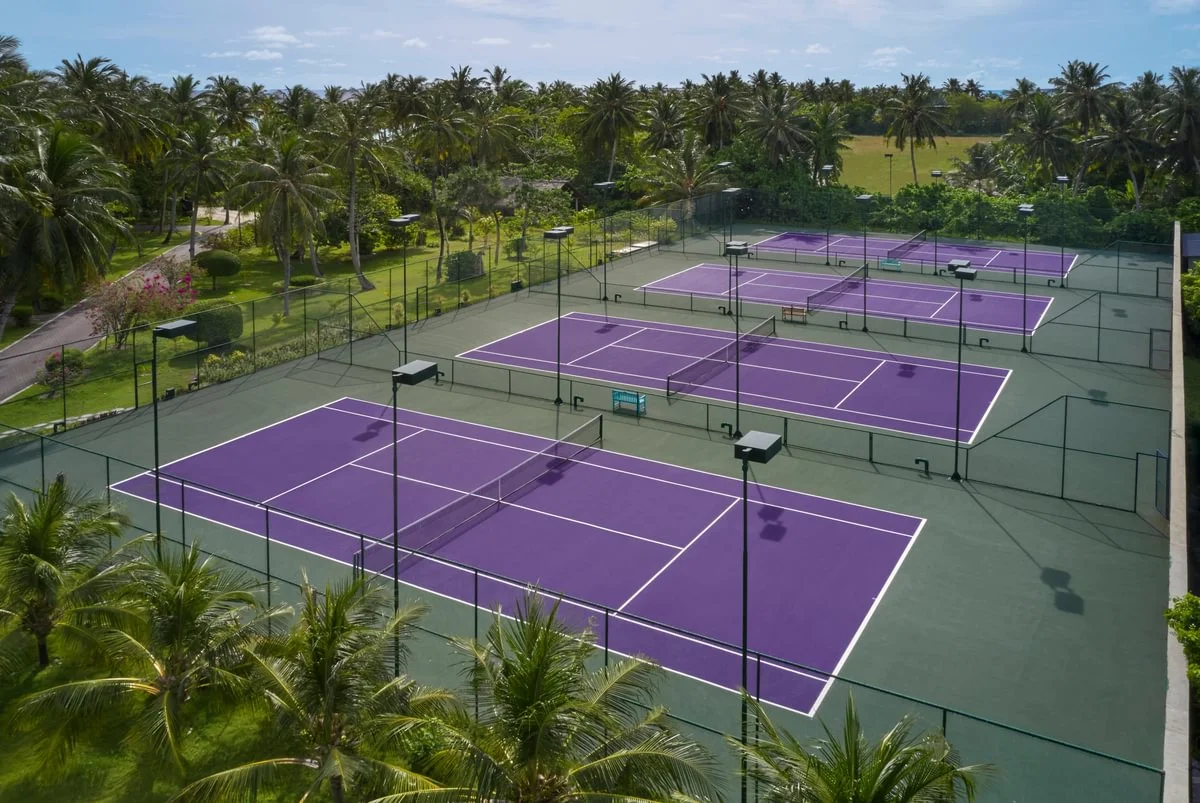 Island land sports Tennis Courts, Royal Island Resort and Spa Maldives