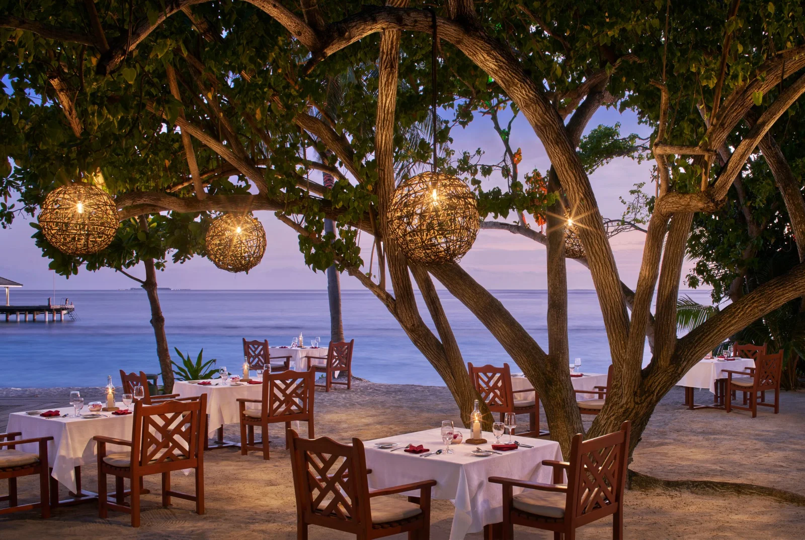 Raabondhi Restaurant, Royal Island Resort and Spa Maldives