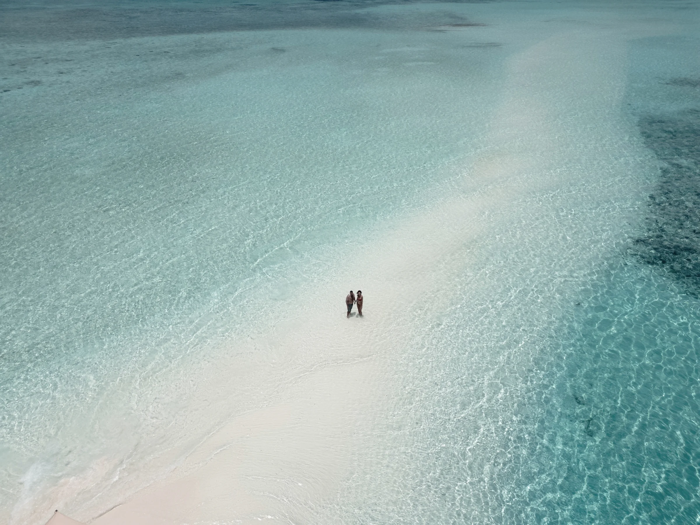 Couple on a sandbank, Coco Bodu Hithi