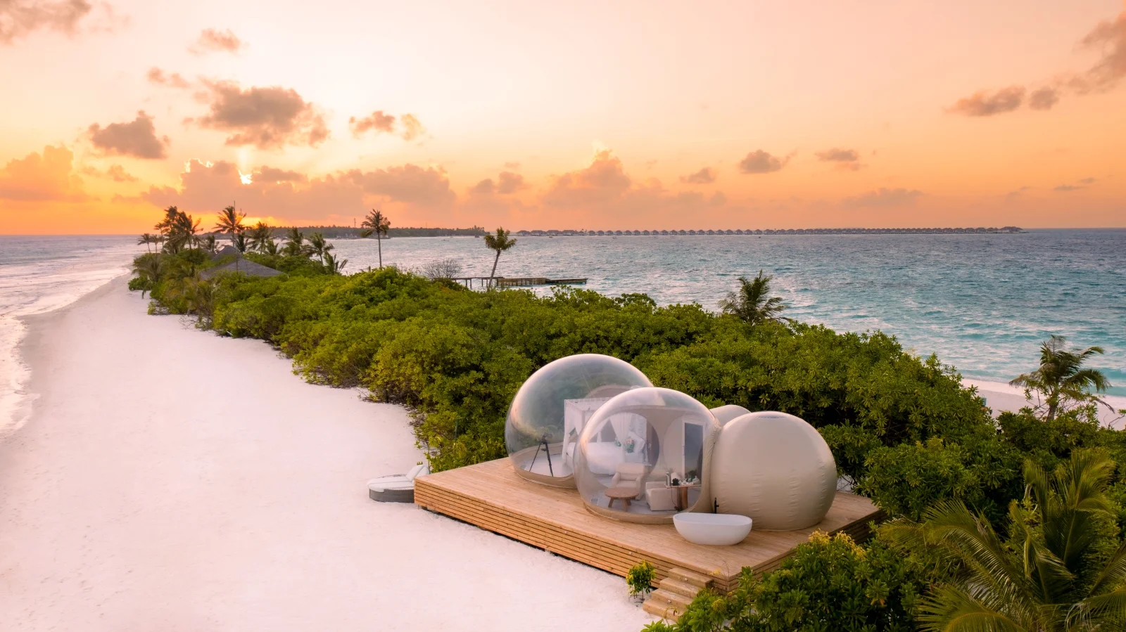 Beach Bubble Tent, Finolhu Baa Atoll