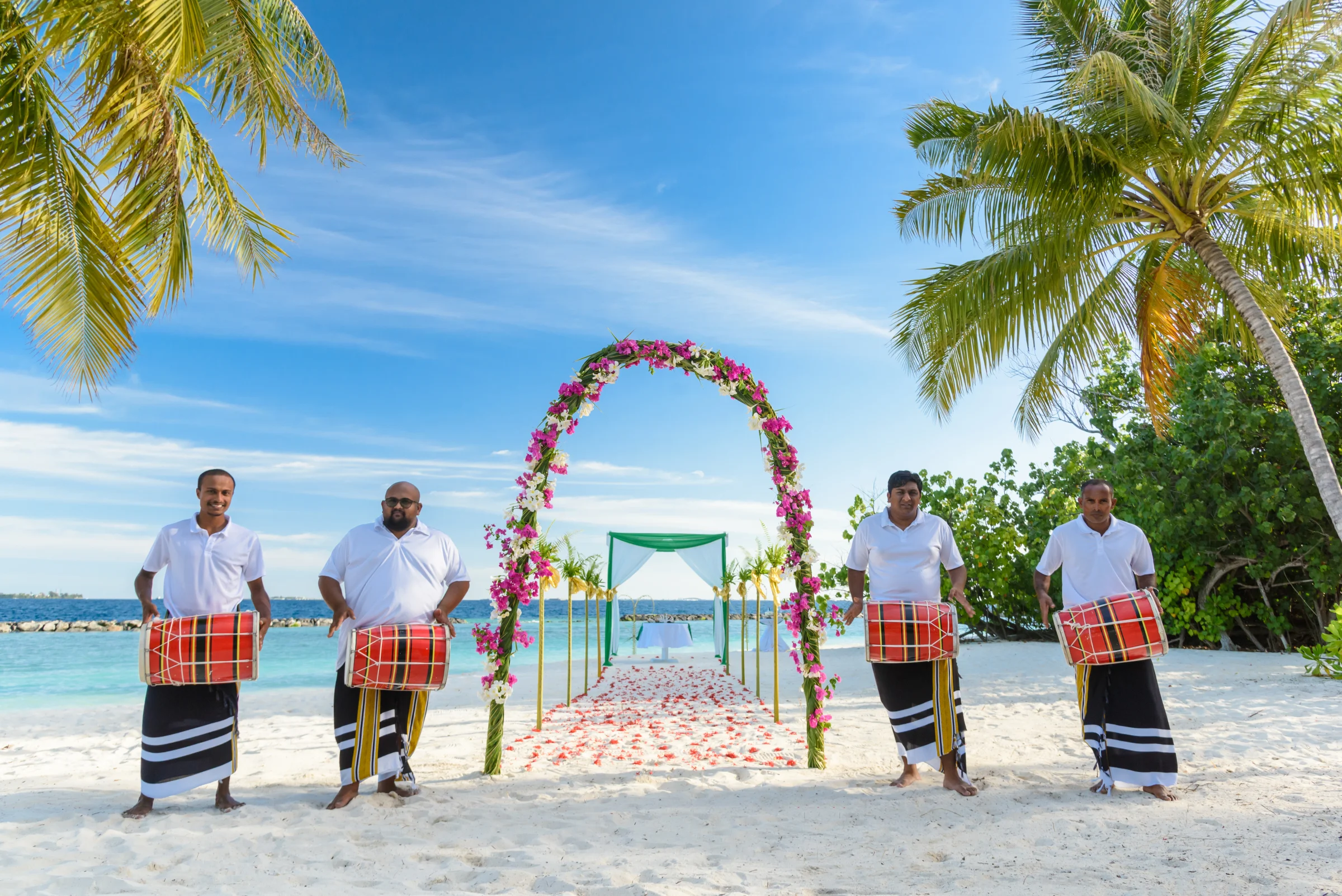 Wedding on the beach, Bandos Maldives