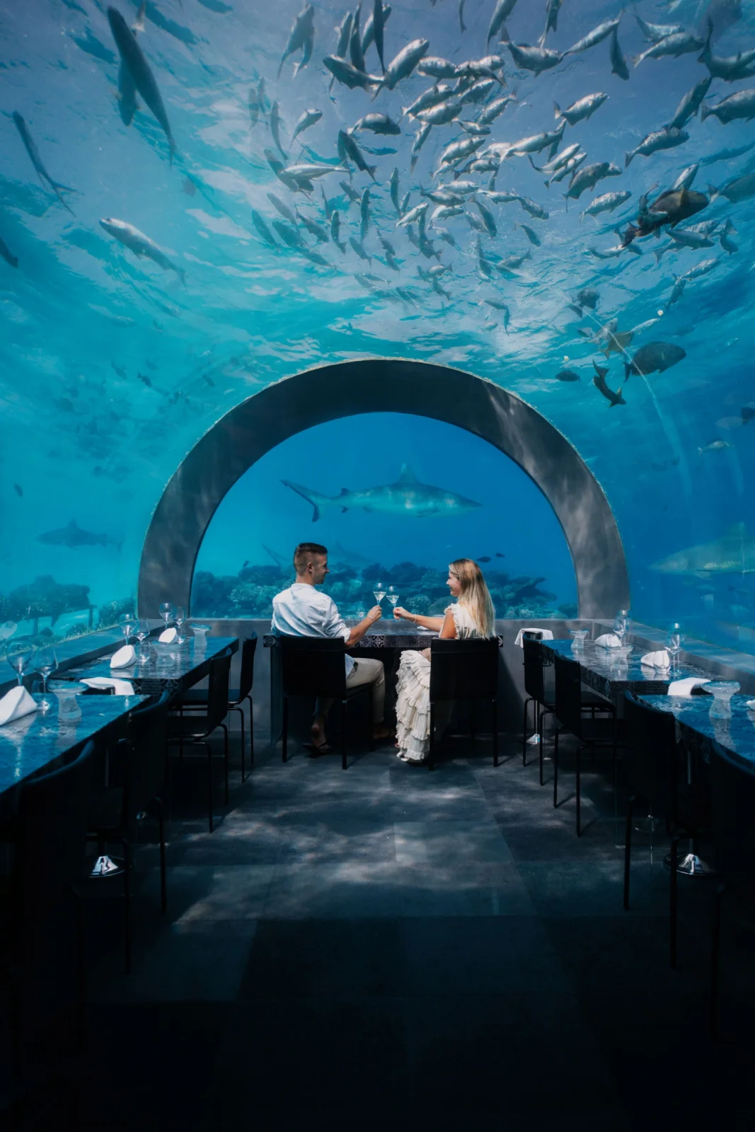 H2O underwater restaurant, You&Me by Cocoon