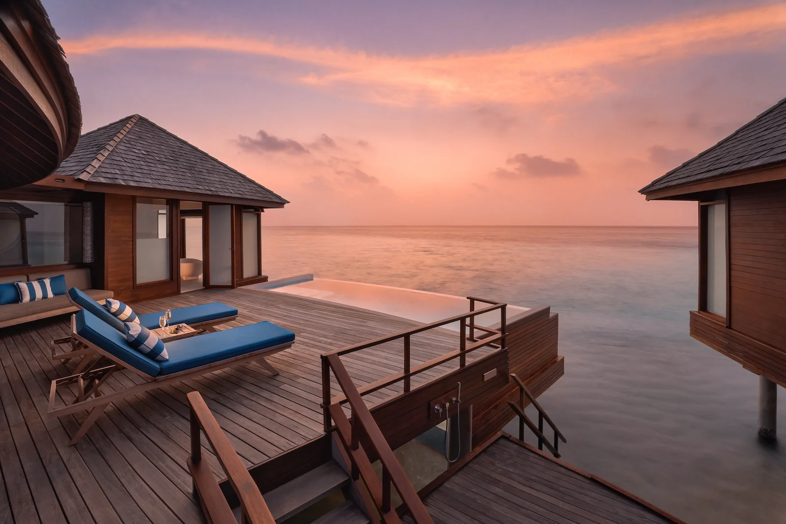 Sunset Over Water Pool Villa, Anantara Dhigu