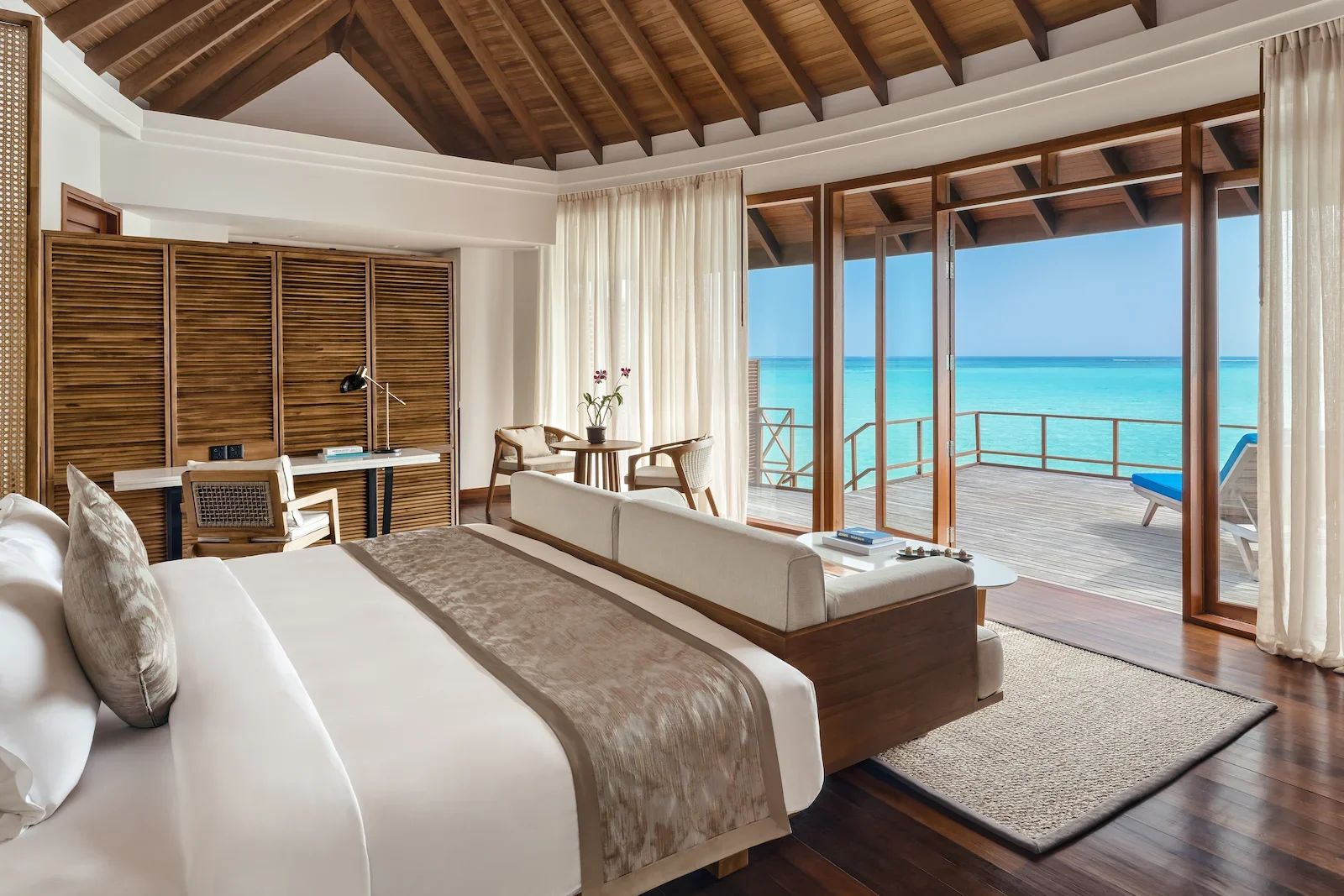 Sunset Over Water Villa, Anantara Dhigu