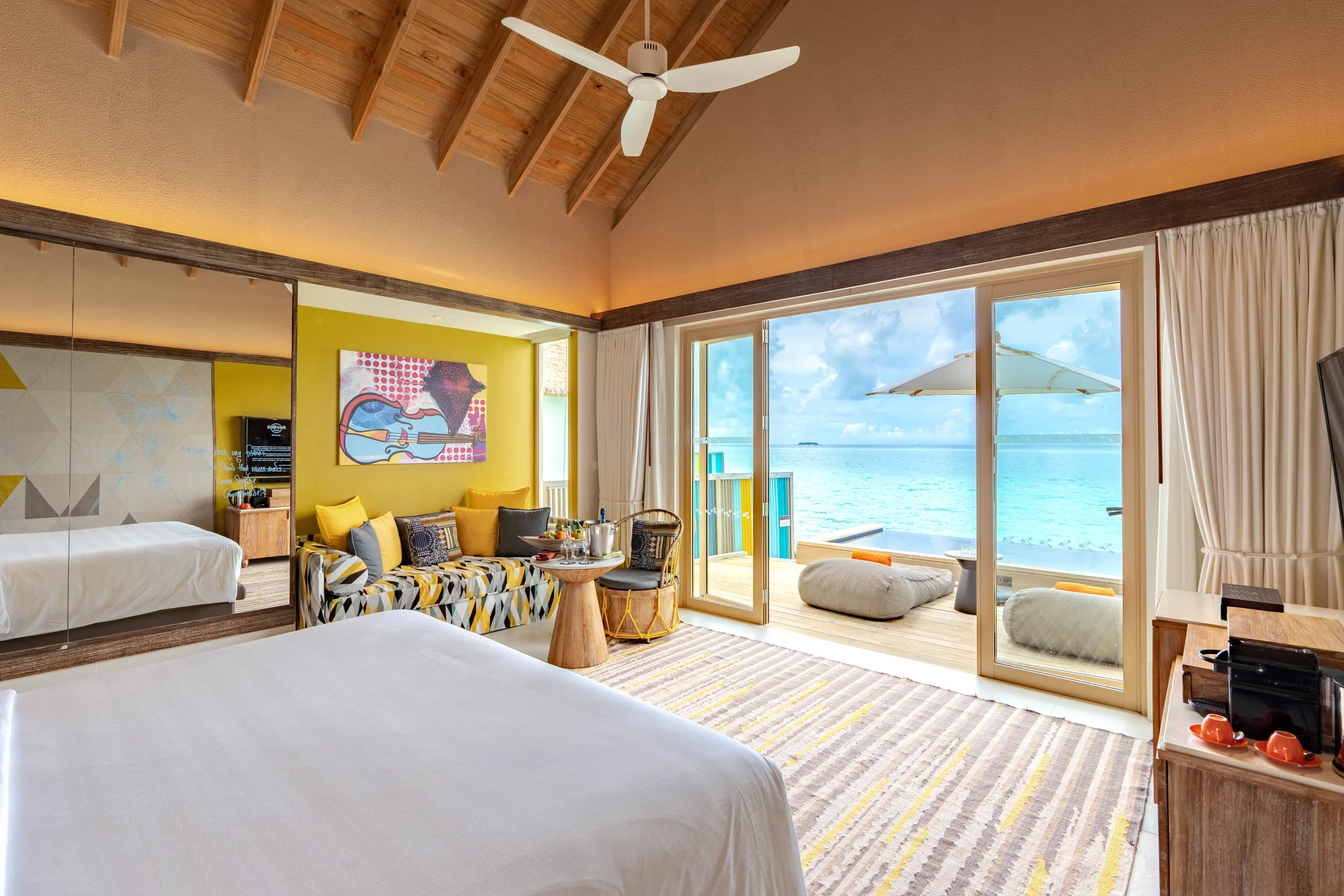 Diamond Overwater Private Pool Villa, Hard Rock Hotel Maldives