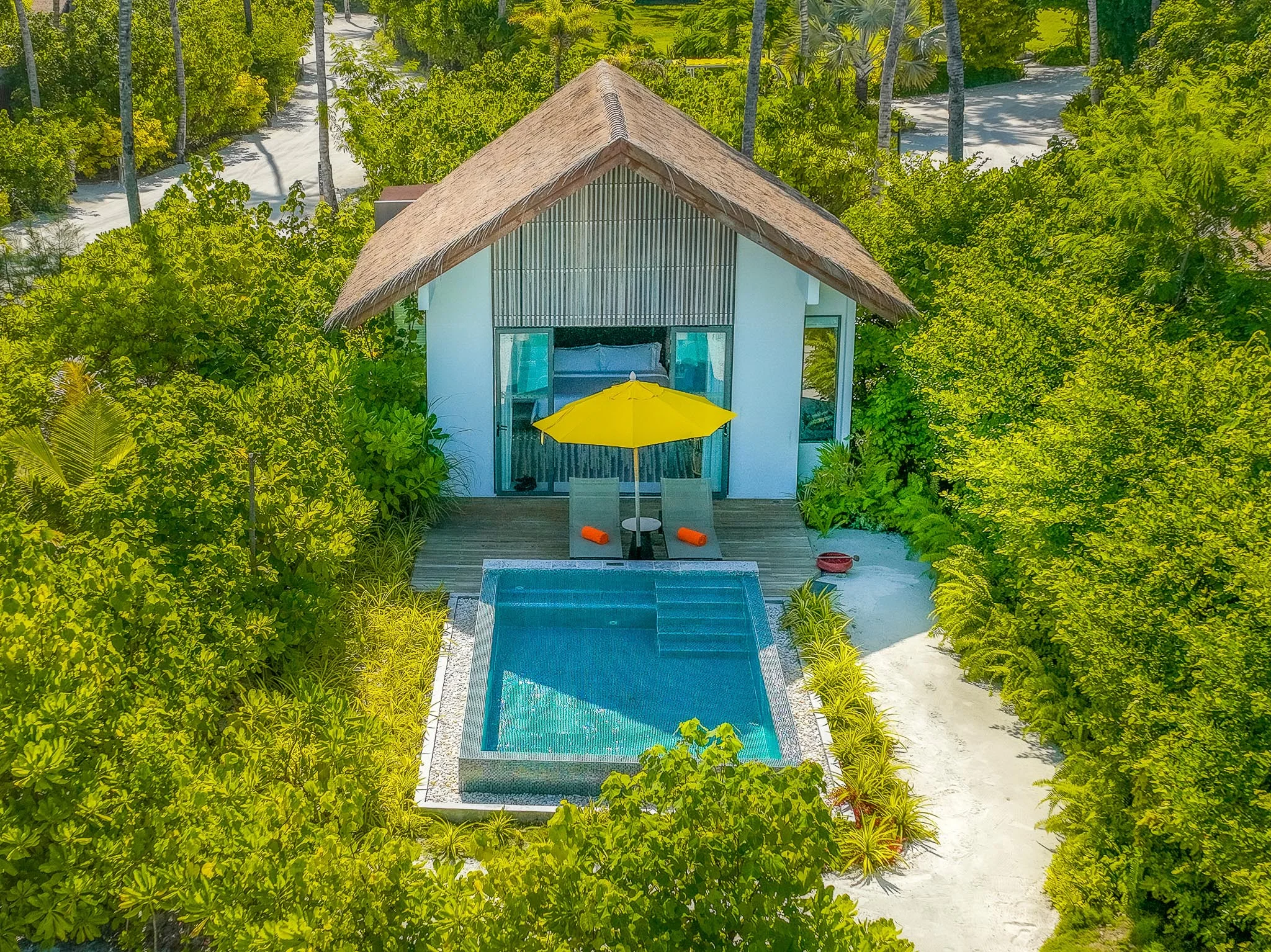 Gold Beach Private Pool Villa, Hard Rock Hotel Maldives