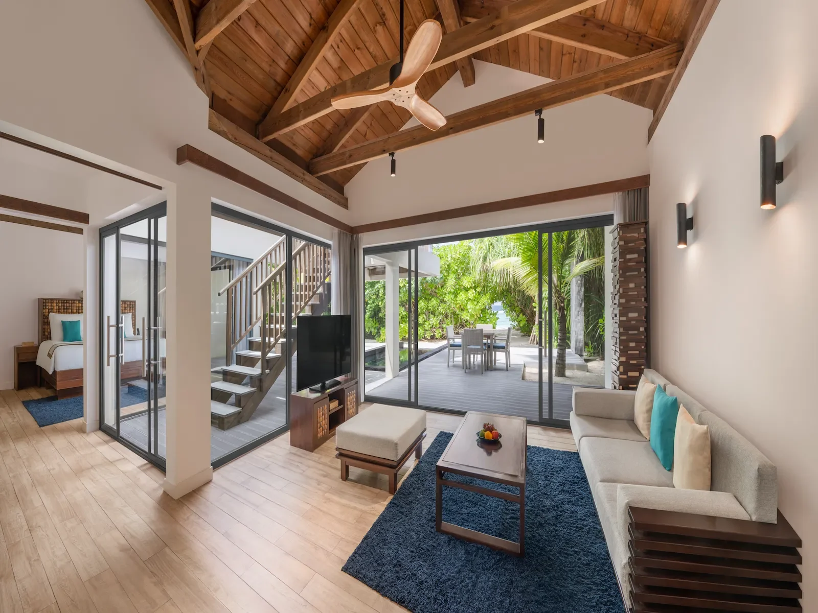 Deluxe Beach Pool Villa, Kuredhivaru Resort and Spa Maldives