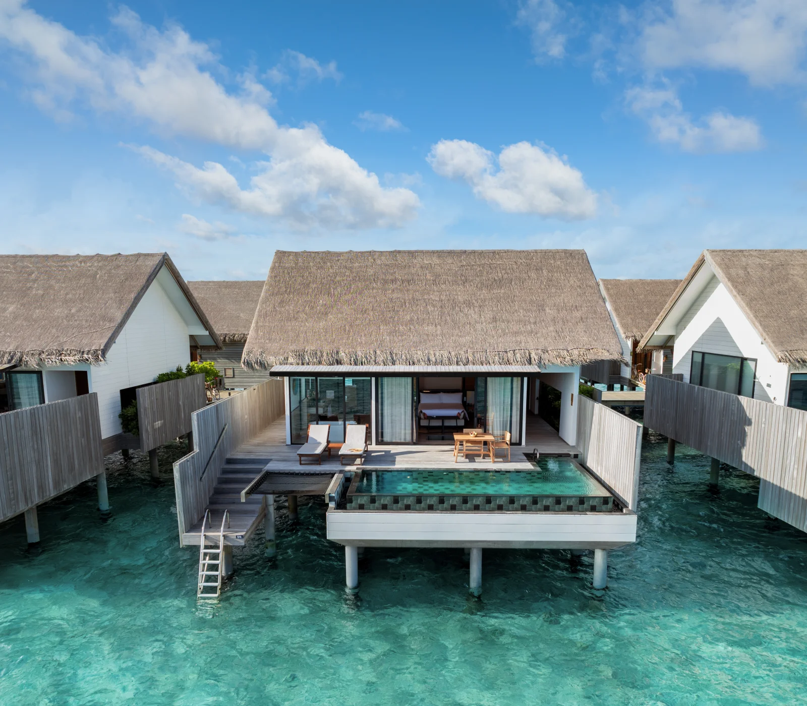 One-Bedroom Overwater Pool Villa Exterior, Hilton Amingiri Maldives