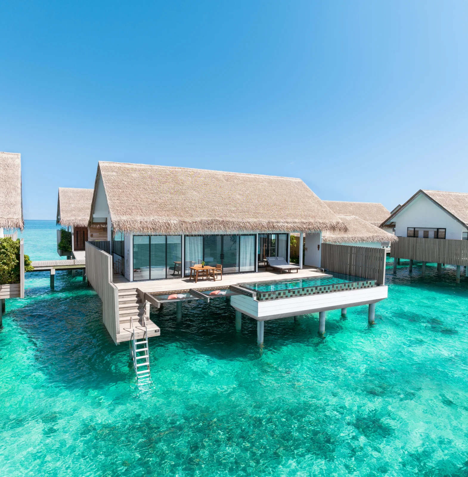 One-Bedroom Overwater Suite with Pool exterior, Hilton Amingiri Maldives