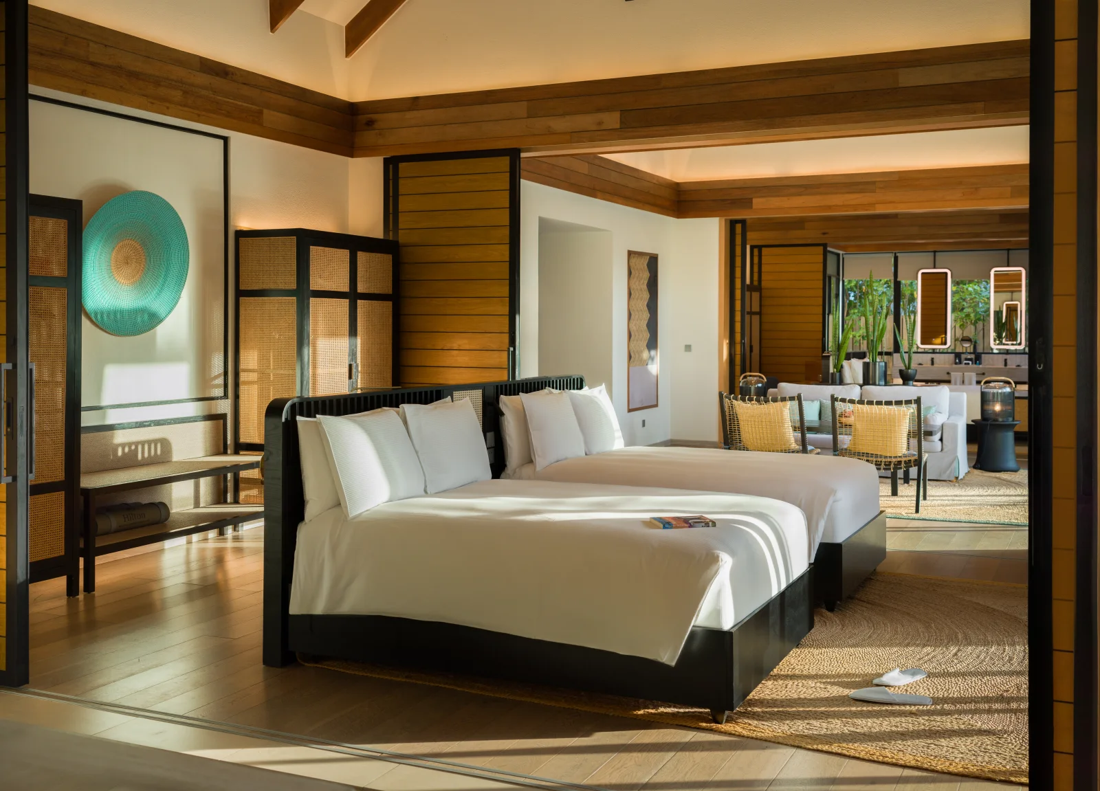 Two-Bedroom Beach Pool Villa Detail, Hilton Amingiri Maldives