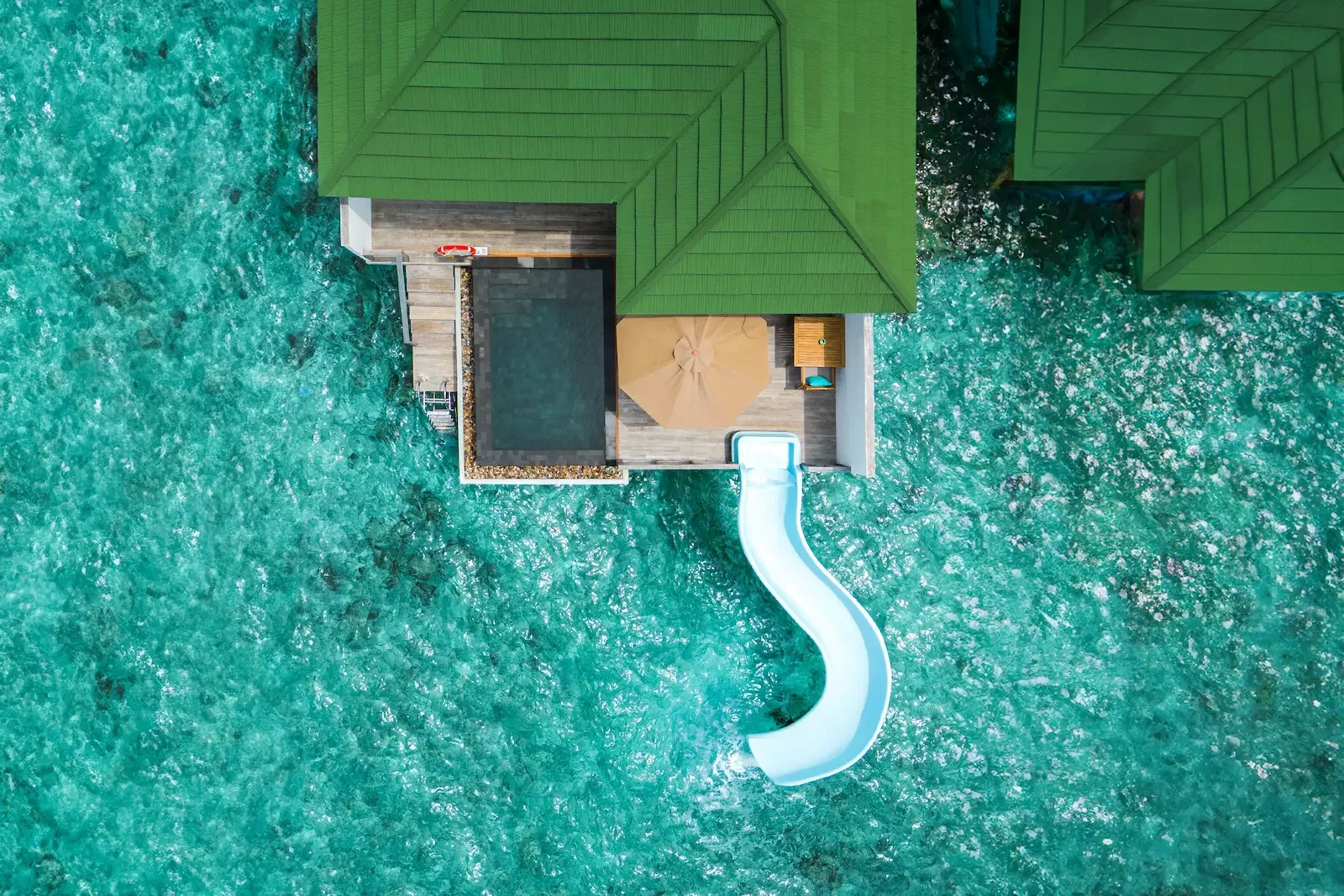Ocean Villa with Pool + Slide, Siyam World Maldives