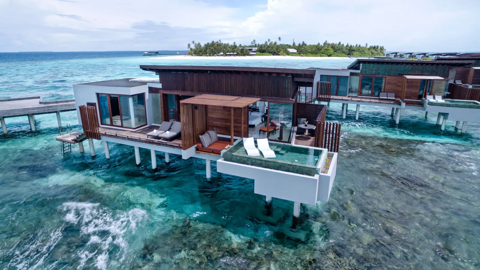 Overwater sunset pool villa, Park Hyatt Maldives Hadahaa