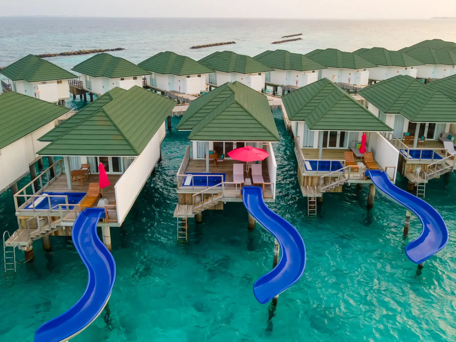 Water Villa with Pool + Slide, Siyam World Maldives