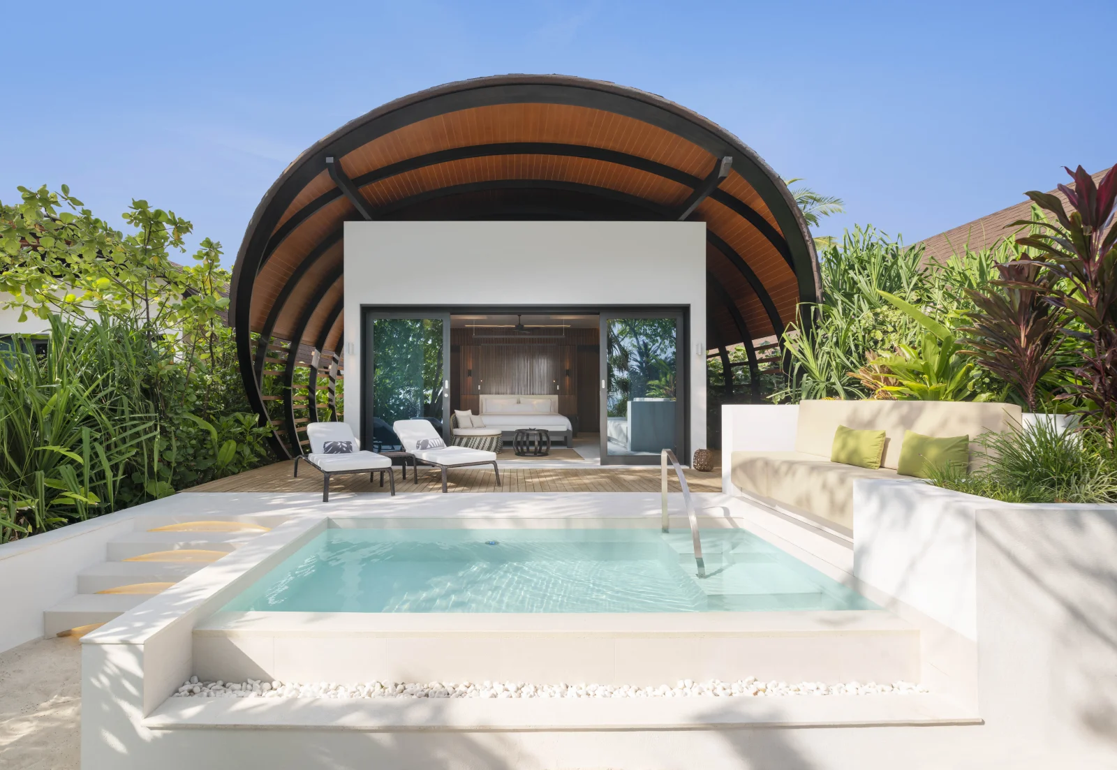 Beach Villa Pool, The Westin Maldives Miriandhoo Resort