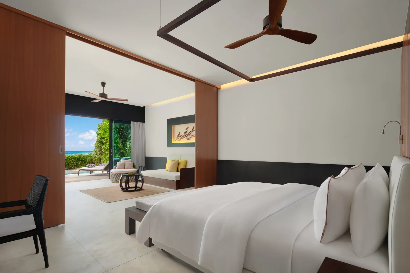 Deluxe Beach Villa pool, The Westin Maldives Miriandhoo Resort